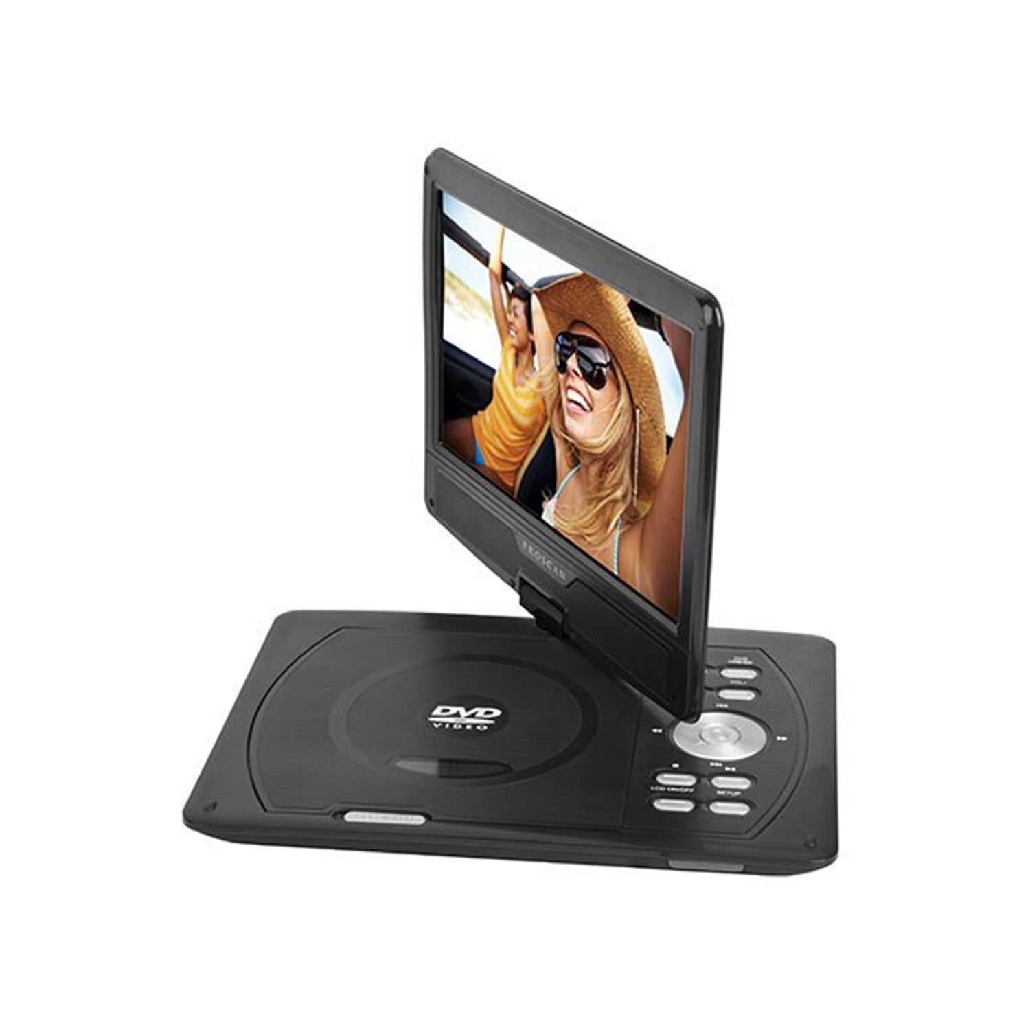 Proscan - Lecteur DVD Portable avec Écran LCD de 10", Haut-Parleur Stéréo, Noir - Simple Boutique