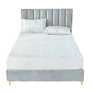 Protège Matelas Infusé au Charbon, Imperméable, Grandeur Twin, Blanc - Simple Boutique