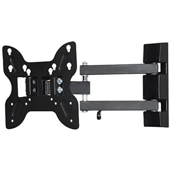 PyleHome Support Mural Articulé pour Téléviseur de 14 à 37 po, jusqu'à 25 kg, Noir - PSW710S - Simple Boutique
