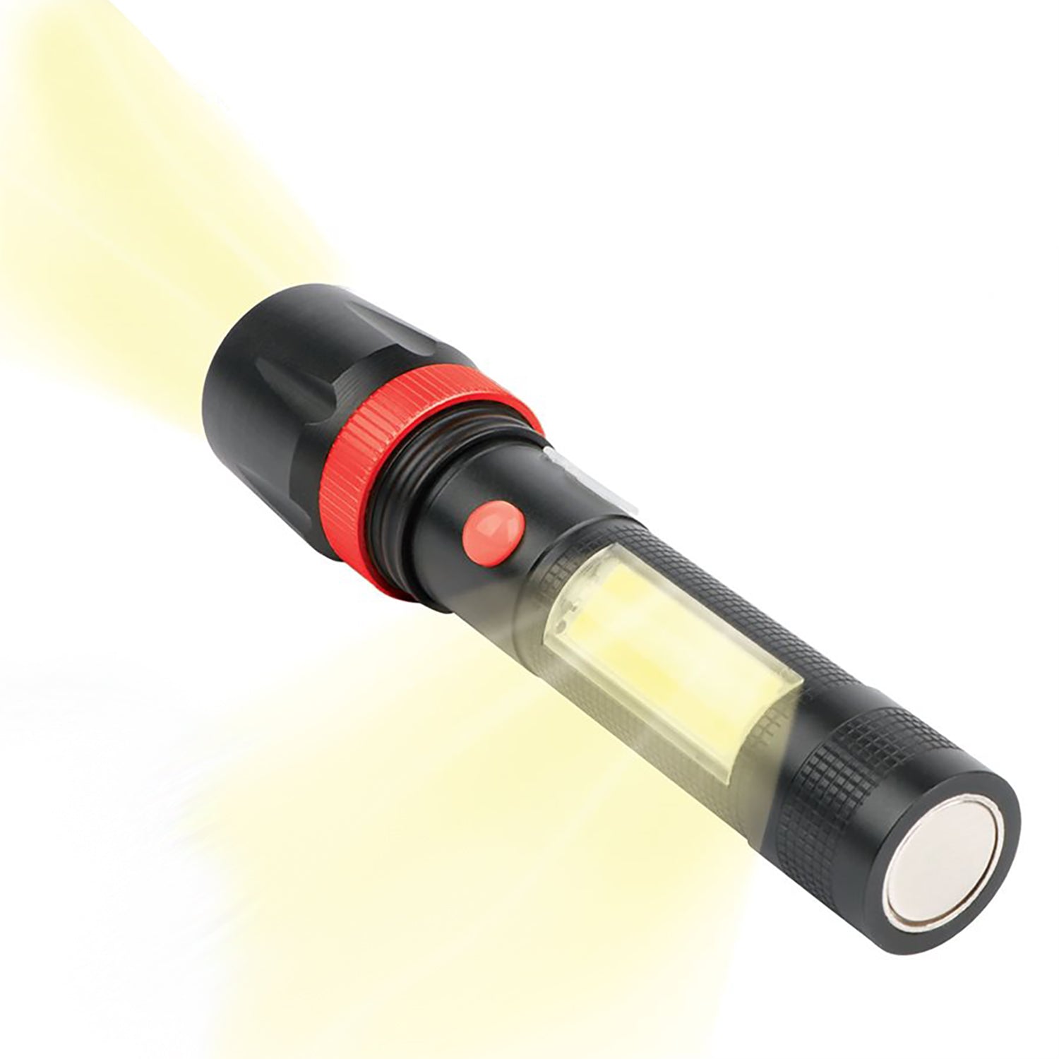 RCA - Lampe de Poche COB avec Mini Lanterne Rechargeable, 800 Lumens - Simple Boutique