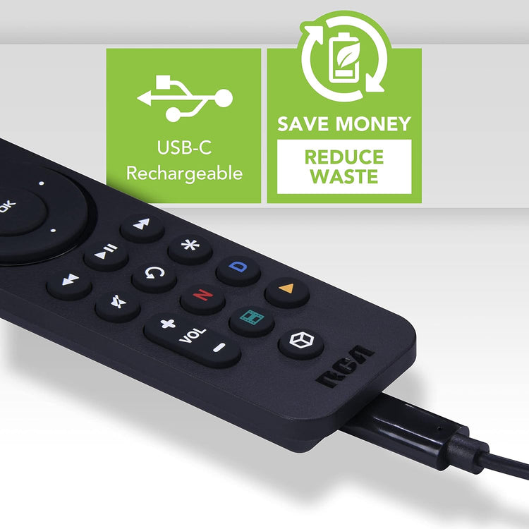 RCA - Télécommande Universelle Rechargeable, Bluetooth, Compatible avec Les Appareils de Diffusion en Continu - Simple Boutique