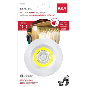 RCA Veilleuse DEL à détecteur de mouvement sans fil 100 lumens, blanche - Simple Boutique