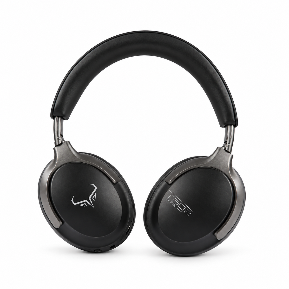 Rage Audio Casque d'Écoute Sans Fil à Réduction Active du Bruit, 36 h d'Autonomie, Noir - Simple Boutique