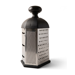 JS Gourmet Râpe 6 faces en acier inoxydable avec poignée - Simple Boutique