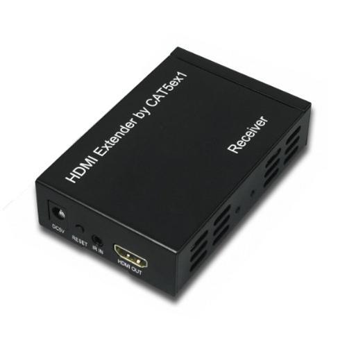 Récepteur pour HDMI via 1xCat5/6 cable (max 328pi / 100m.)
