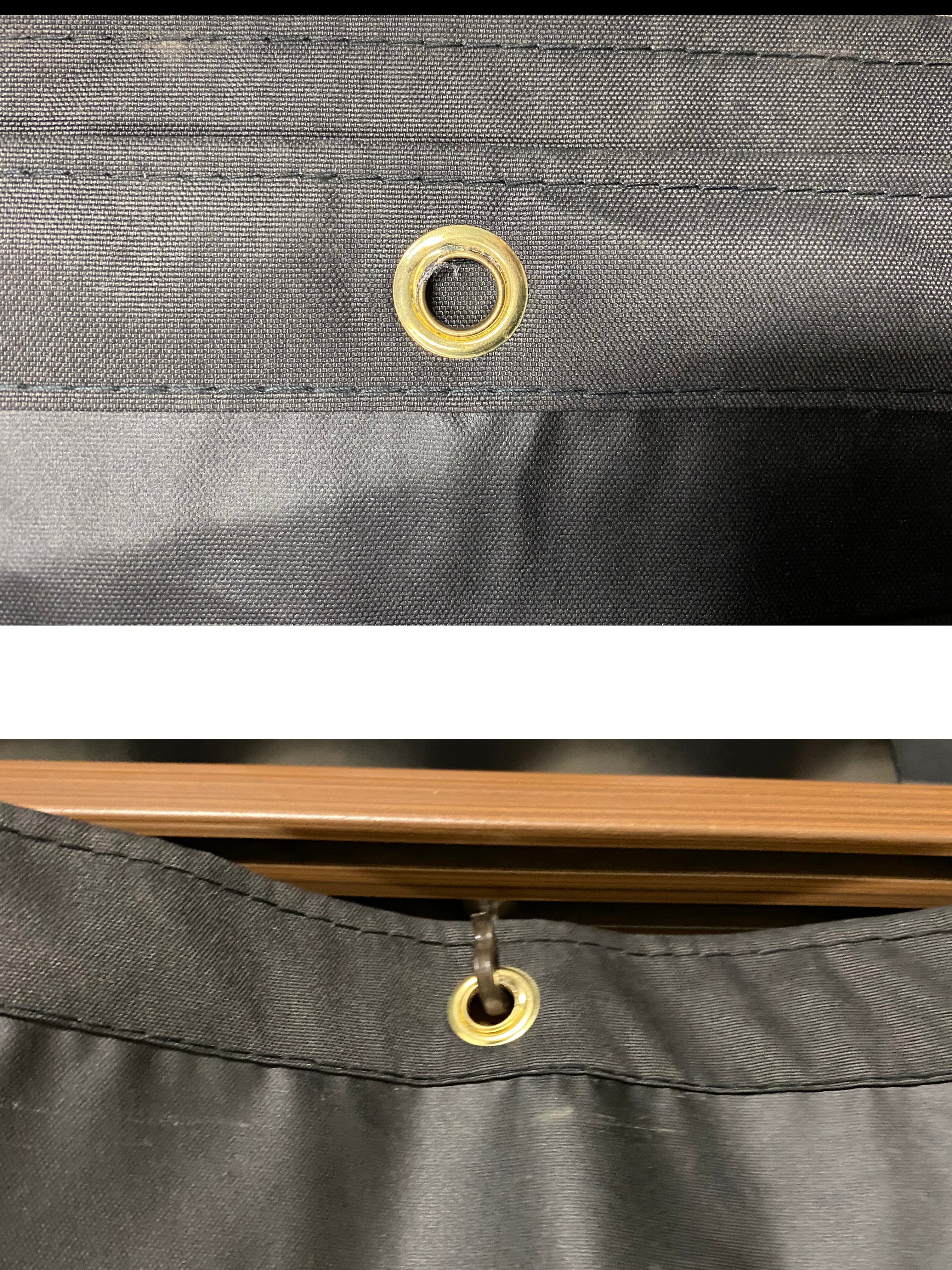 Rideau pour Gazebo 10' x 10' , Résistant à l'eau , Noir - Simple Boutique