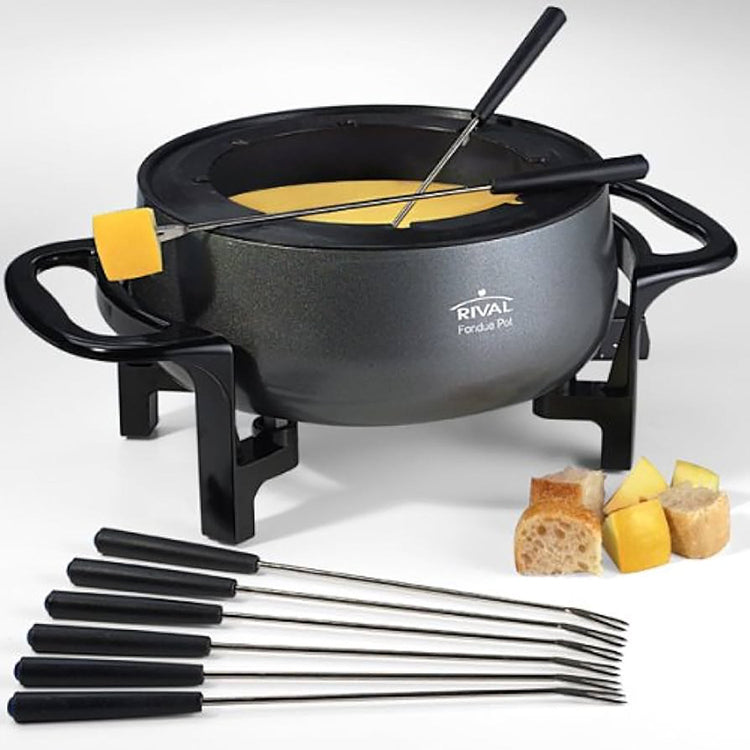 Rival - Poêlons Électrique à Fondue, Capacité de 2.8 Litres, Revêtement Antiadhésif - Simple Boutique