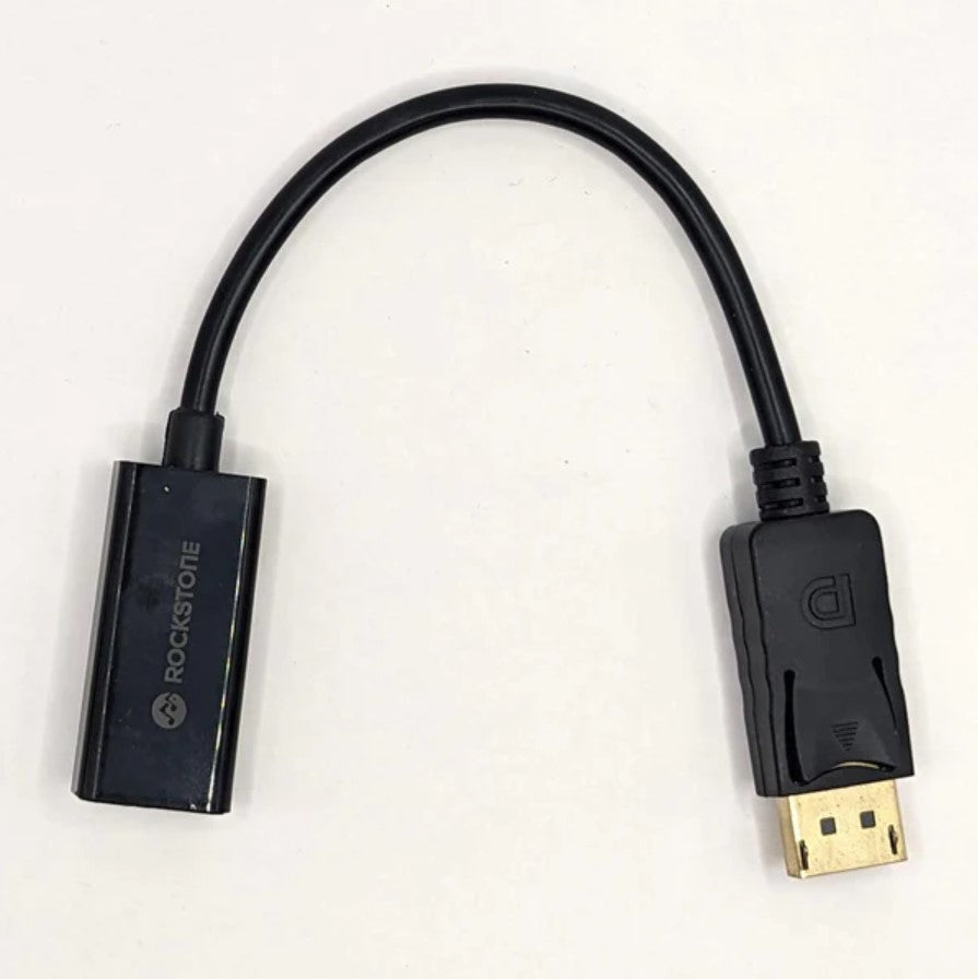 Rockstone - Adaptateur Display Port à HDMI, Résolution 1080p Full HD - Simple Boutique