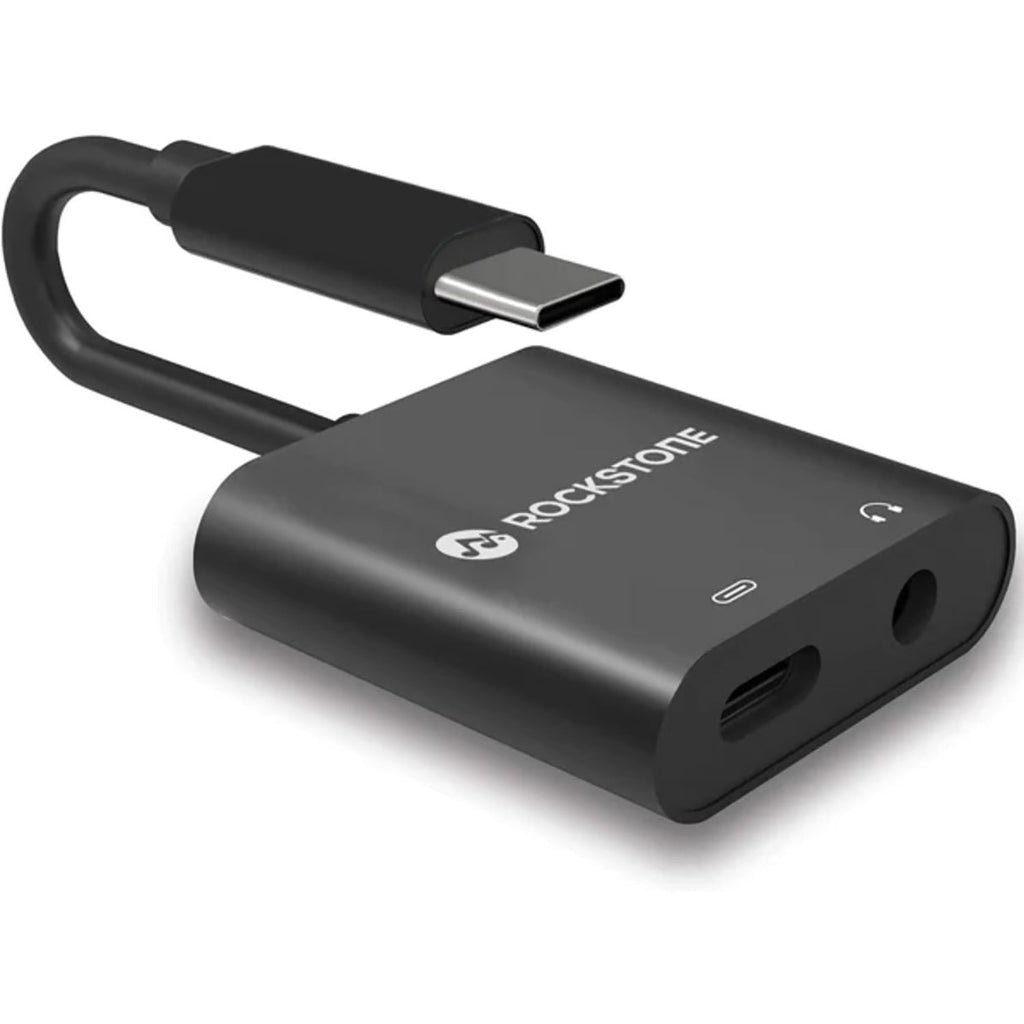 Rockstone - Adaptateur USB Type-C vers 3.5mm pour Écouteurs et Chargeurs