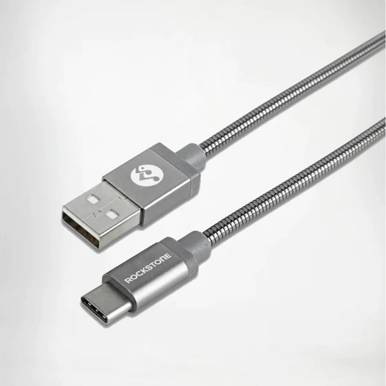 Rockstone - Câble USB Type-C Pour Téléphone ou Tablette, Tressé , Résistant au Animaux, Longueur de 1.2 Mètre - Simple Boutique
