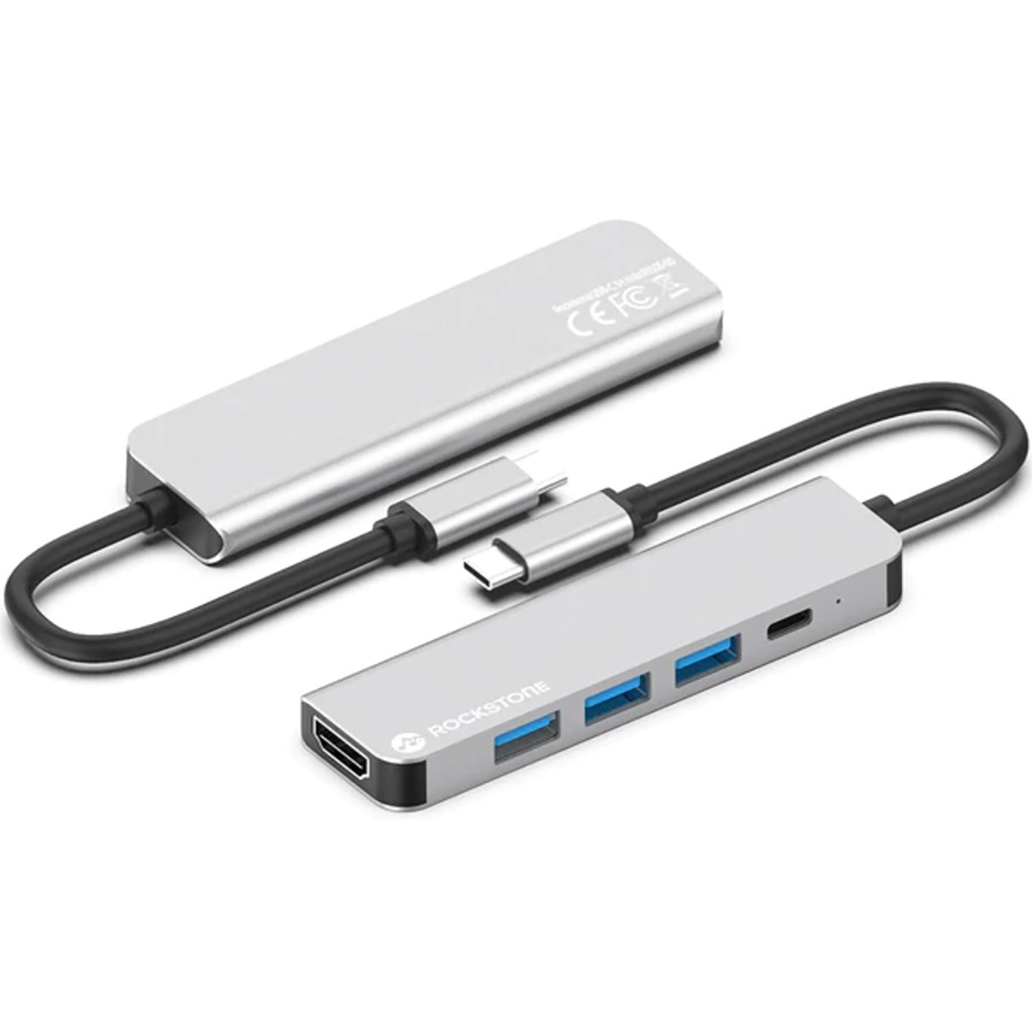 Rockstone - Hub USB Type-C 5 En 1, USB-A, HDMI et USB-C - Simple Boutique