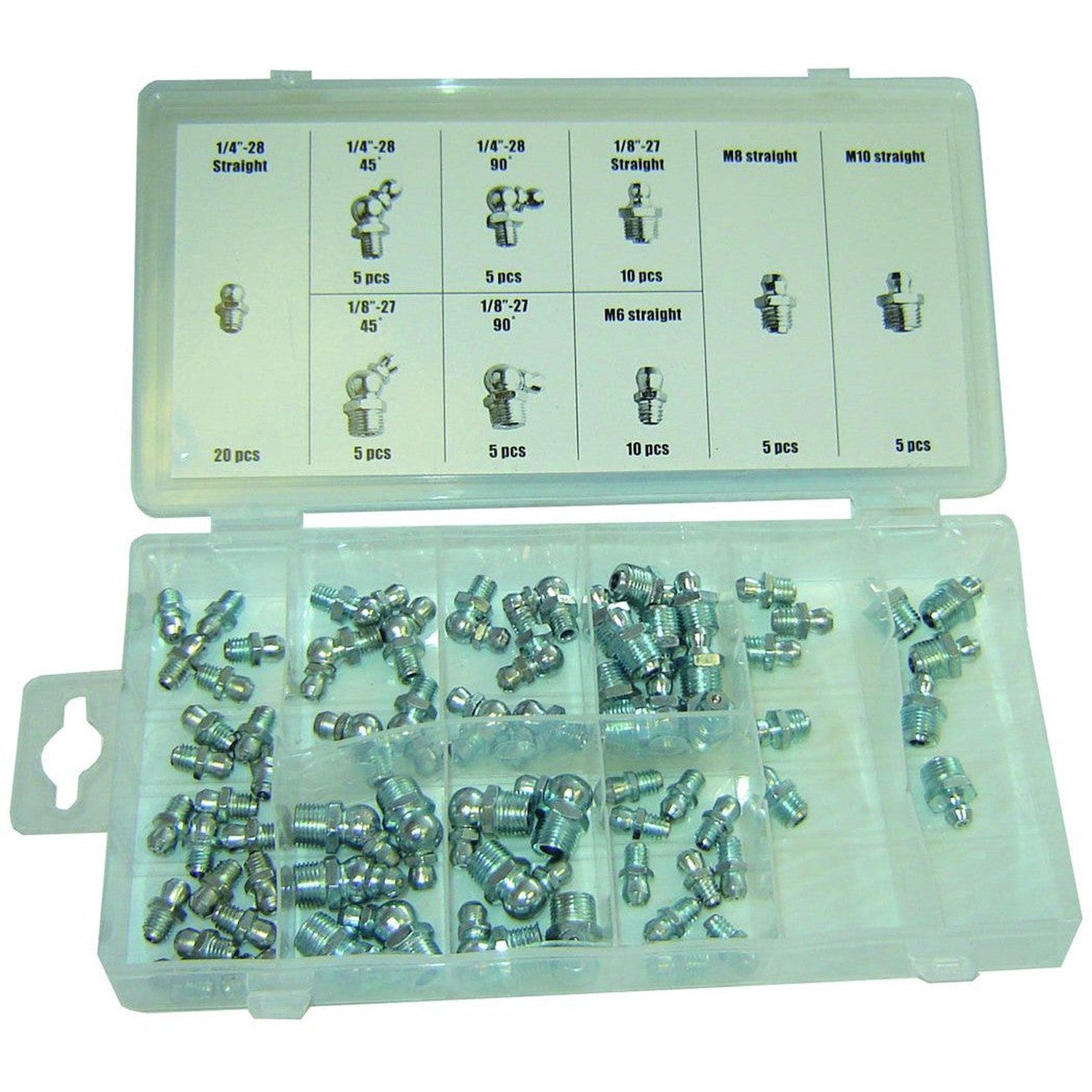 Rodac - Assortiment D'Embouts À Graisser-70 Pièces - Simple Boutique