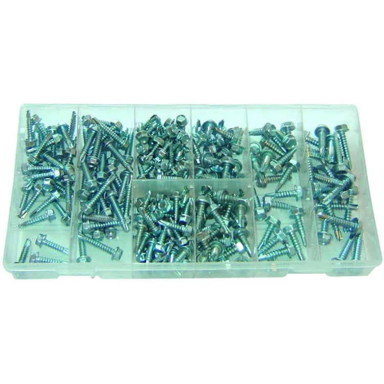 Rodac - Assortiment De Vis Auto-Perçantes Pour Le Métal, 200 Pièces - Simple Boutique