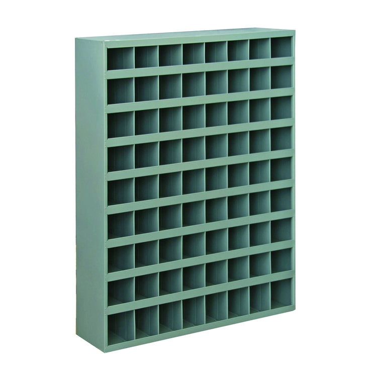 Rodac - Bac de Rangement en Acier avec 72 Casier, 33" x 12" x 42" - Simple Boutique