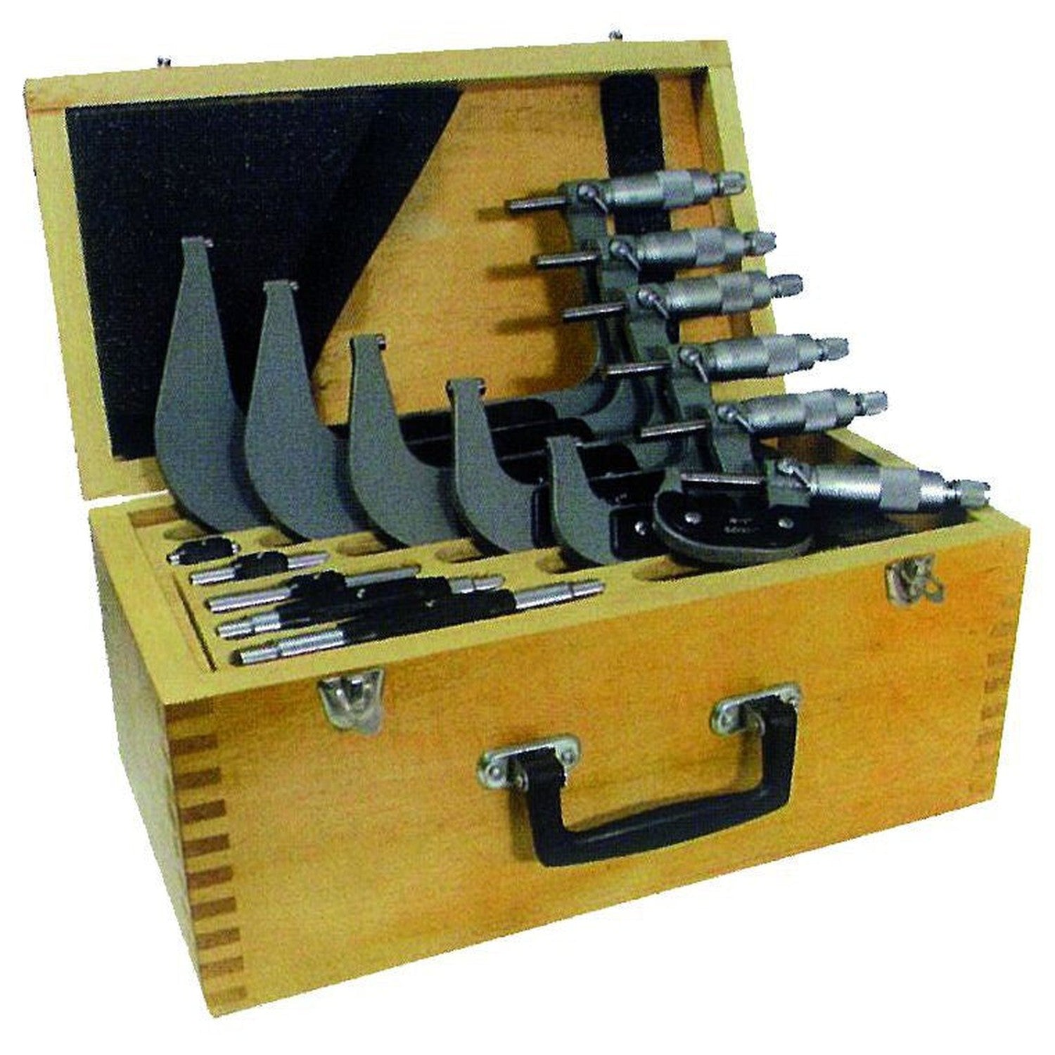 Rodac - Ensemble De Micromètres Extérieurs Avec Accessoires Et Coffret-6 Pièces - Simple Boutique