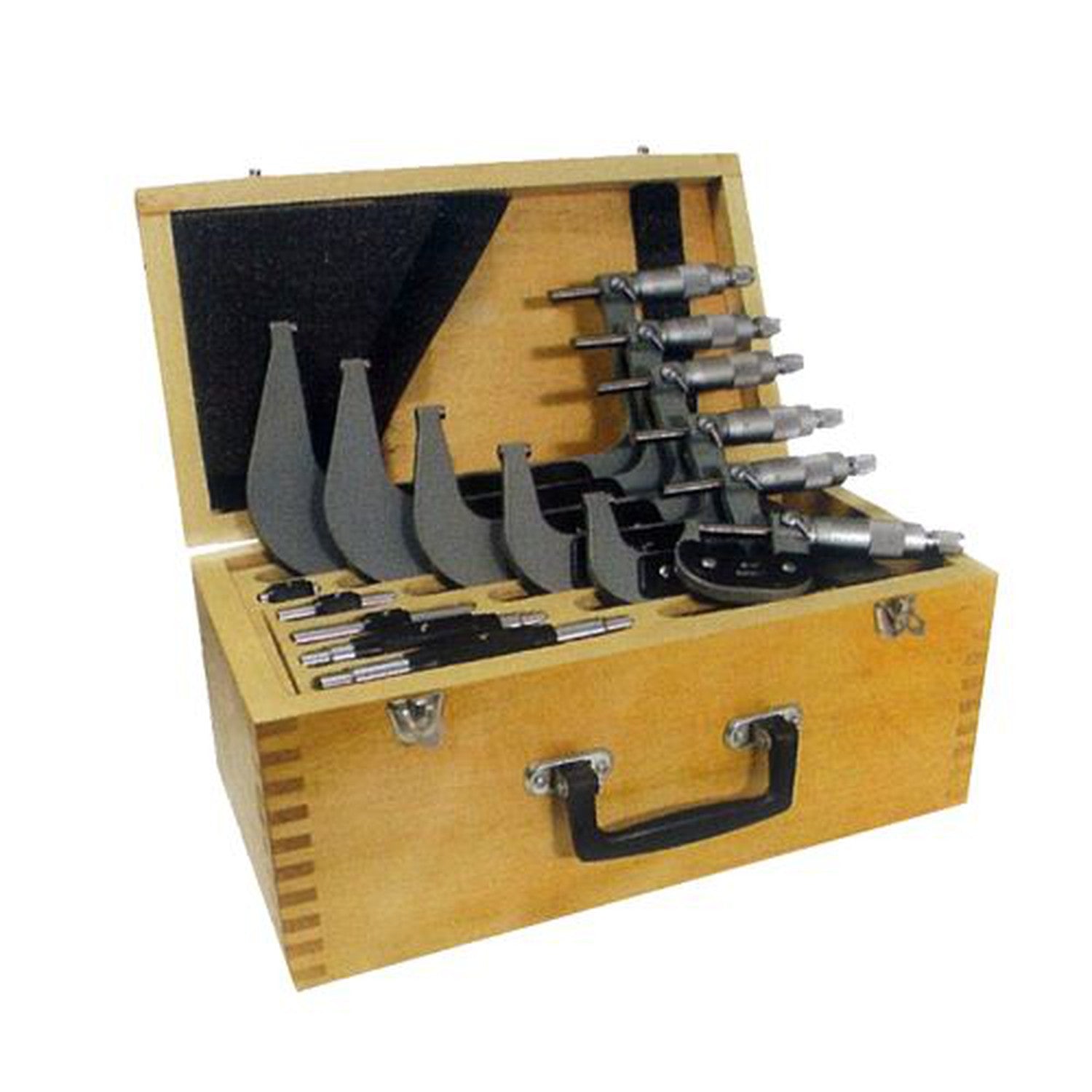 Rodac - Ensemble De Micromètres Extérieurs Avec Accessoires Et Coffret-6 Pièces - Simple Boutique