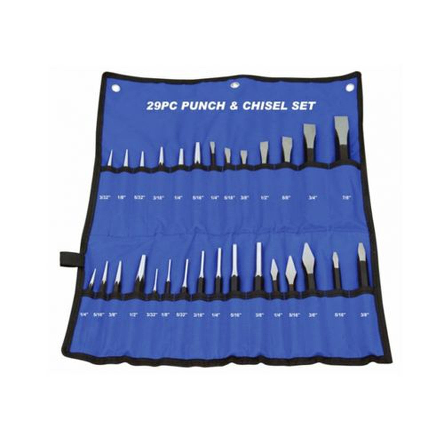 Rodac - Ensemble De Poinçons Et Ciseaux À Froid-29 Pièces - Simple Boutique