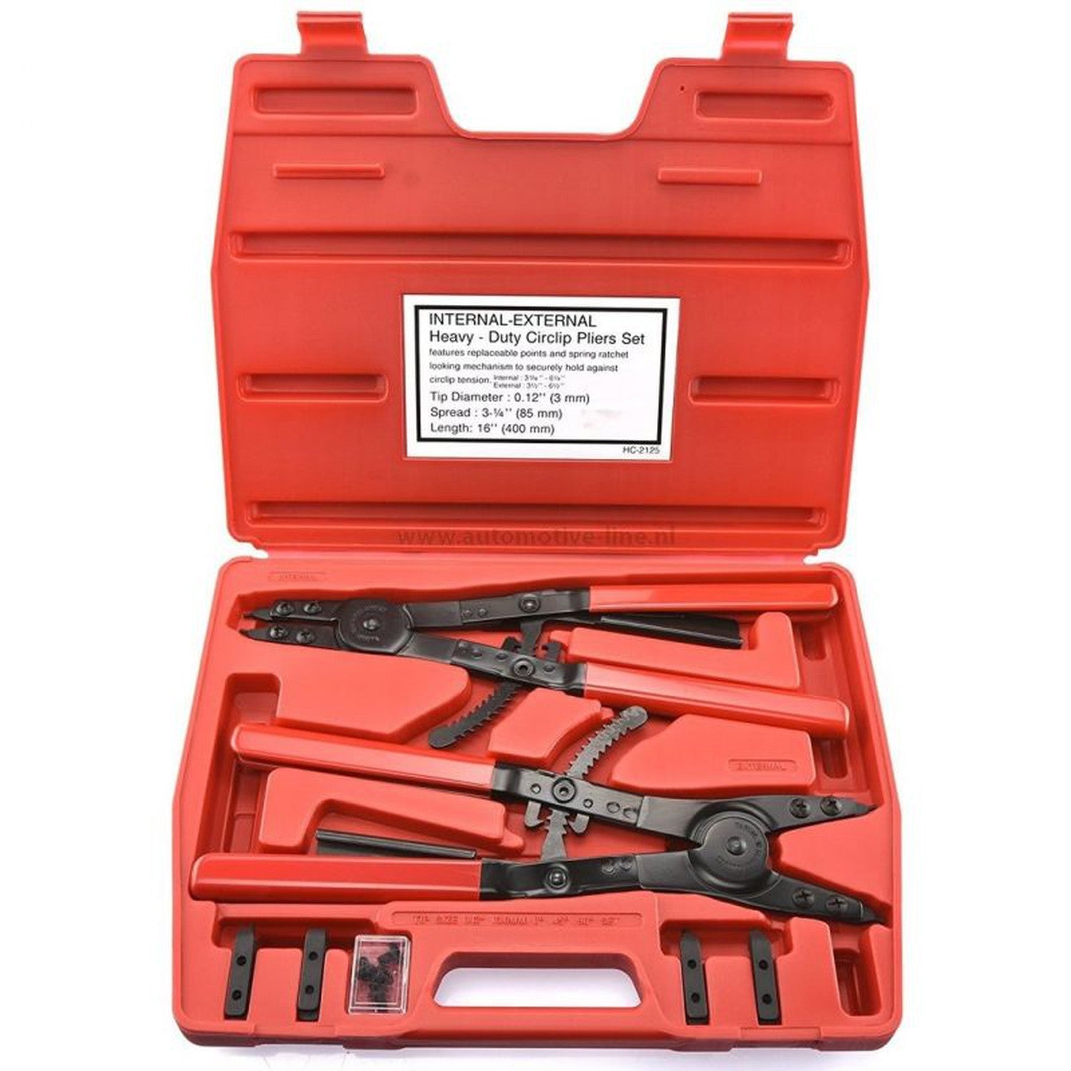 Rodac - Hc2125-Pinces À Circlips Intérieur-Extérieur - Simple Boutique