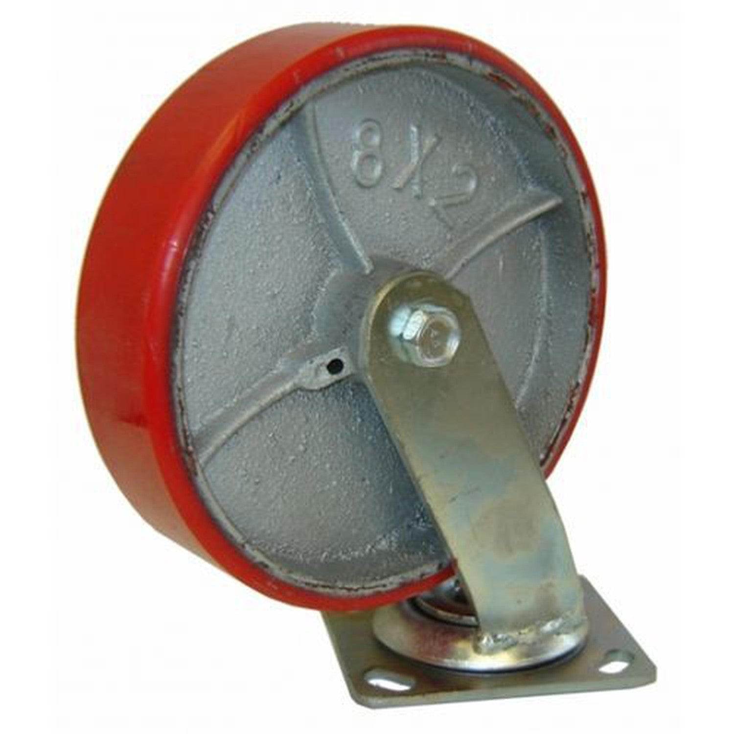 Rodac - Roulette Pivotante En Polyuréthane Avec Frein 4" X 2" 650 Lbs - Simple Boutique