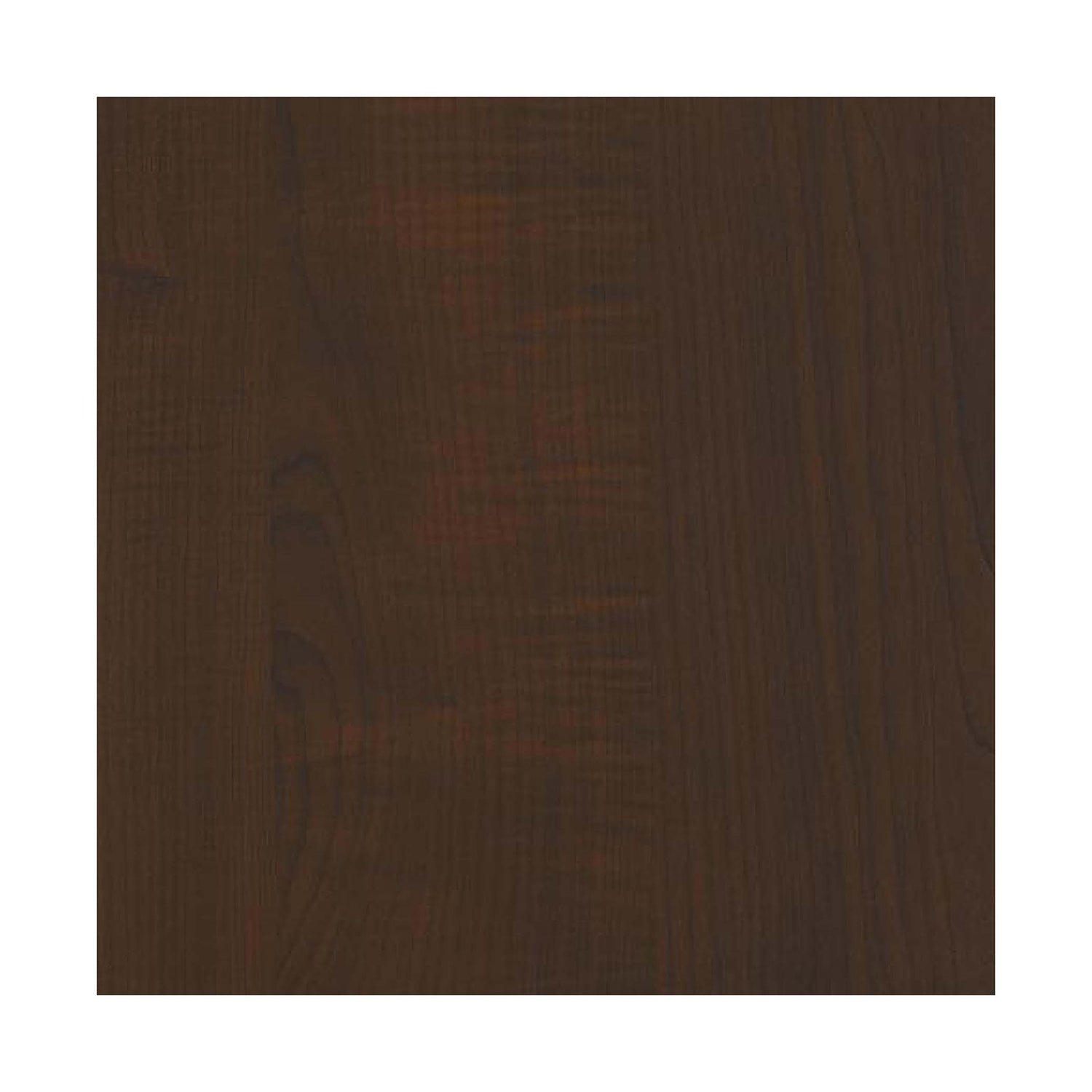 SUA-V - Base de Lit ZEN en Mélamine Thermofusionnée, Grandeur Queen, Chocolat - Simple Boutique