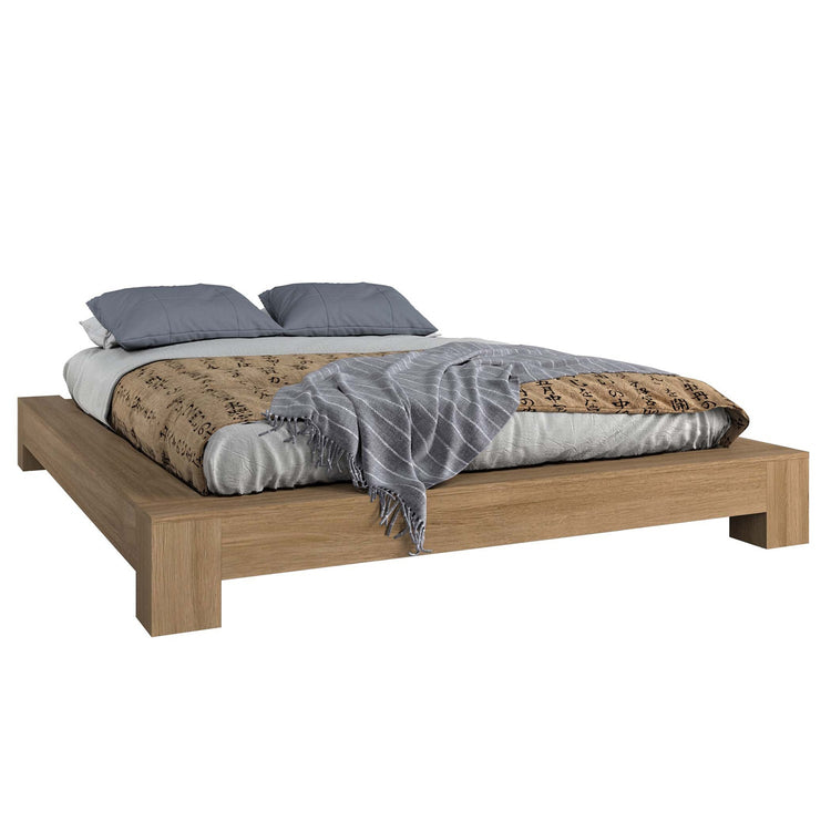 SUA-V - Base de Lit ZEN en Mélamine Thermofusionnée, Grandeur Queen, Fashionista - Simple Boutique