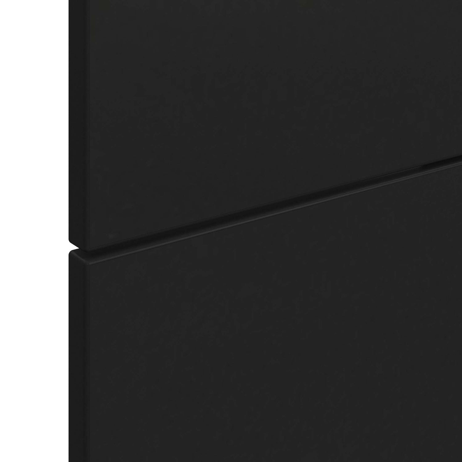 SUA-V - Tête de Lit Ashton en Mélamine Thermofusionnée, Grandeur Queen, Noir - Simple Boutique