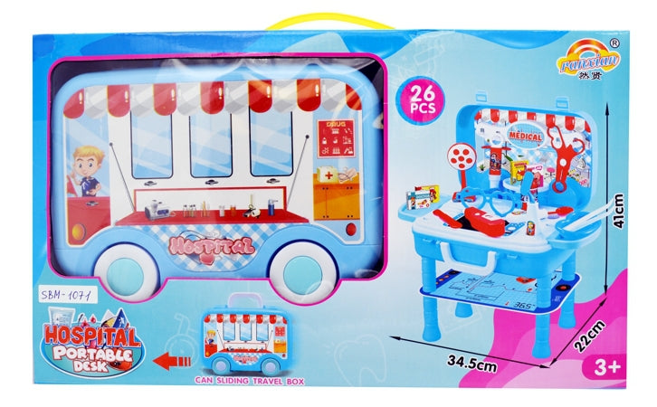 S.B. Toys Hôpital jouet transportable en valise, 26 pièces - Simple Boutique