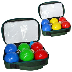 S.B. Toys Jeu de pétanque, 6 boules de 750 g avec cochonnet et sac de transport - Simple Boutique