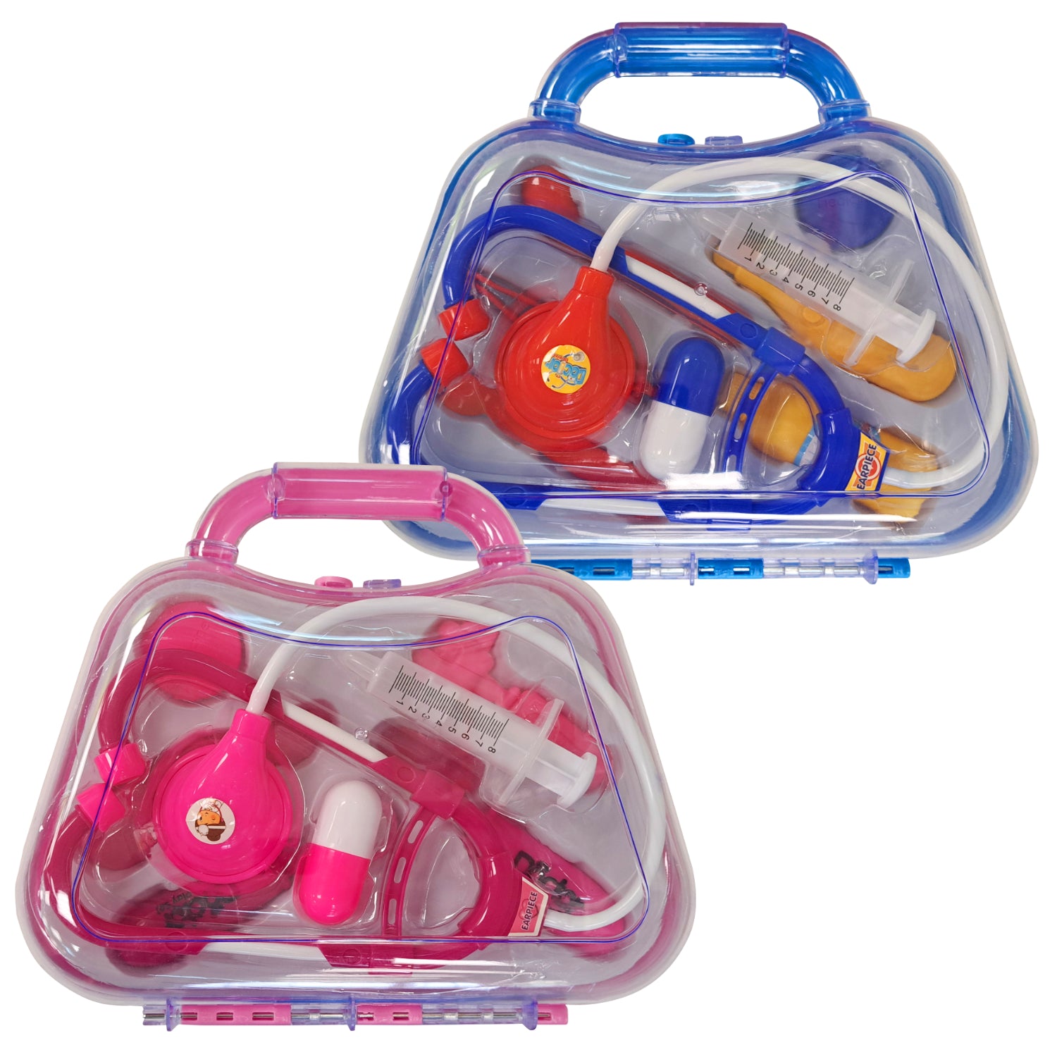 S.B. Toys Trousse de médecin jouet avec stéthoscope et accessoires, couleurs assorties - Simple Boutique
