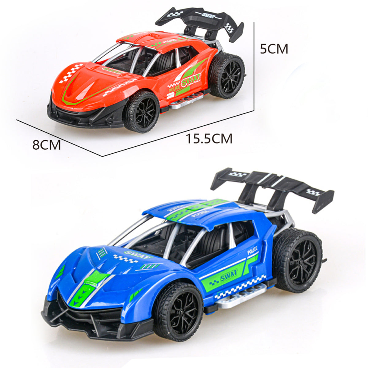 S.B. Toys Voitures de course à friction, modèles assortis, Lot de 2 - Simple Boutique