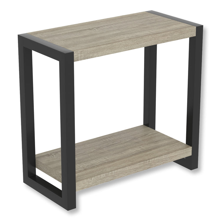 Safdie & Co Table Accent 23" de Long avec 1 Tablette pour Salon, Taupe Foncé - Simple Boutique