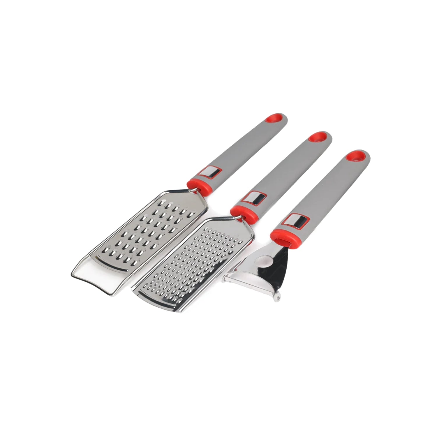 Sakuchi - Ensemble de 5 Morceaux d'ustensiles de Cuisine en Acier Inoxydable, Gris - Simple Boutique