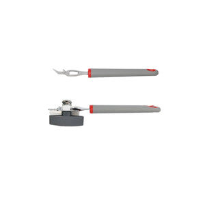 Sakuchi - Ensemble de 5 Morceaux d'ustensiles de Cuisine en Acier Inoxydable, Gris - Simple Boutique