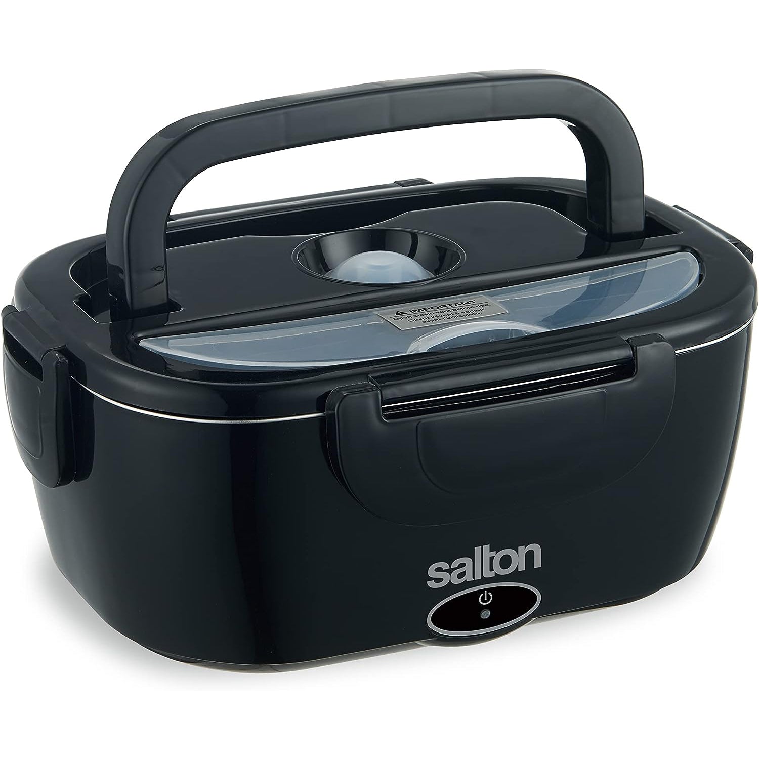 Salton - Boite à Lunch Chauffante Portable, Capacité de 1.5 Litre, Prise Murale et Chargeur de voiture Inclus - Simple Boutique