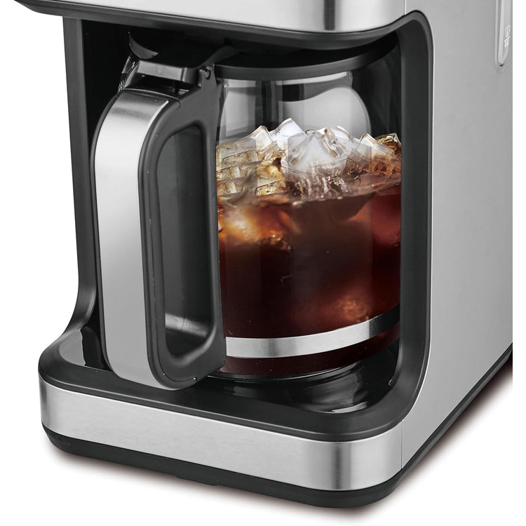 Salton - Cafetière Numérique Programmable, Capacité de 14 Tasses, Pour Café Chaud ou Froid, Acier Inoxydable - Simple Boutique