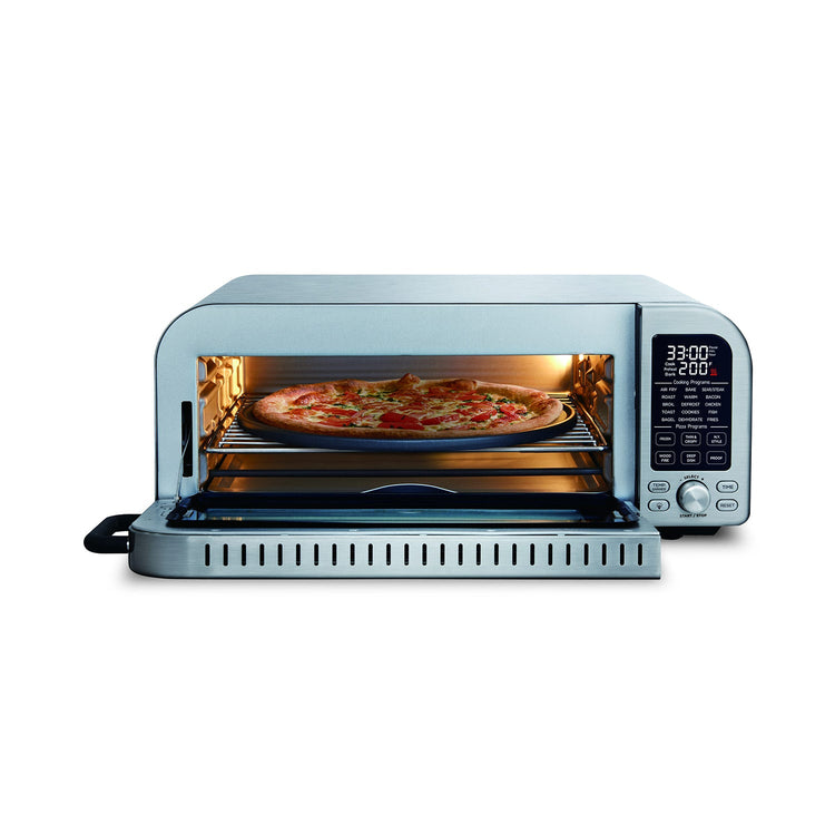 Salton - Four à Pizza Professionnel Pizzadesso, Friture à Air, Déshydrateur, Capacité de 18 Litres, Acier Inoxydable - Simple Boutique