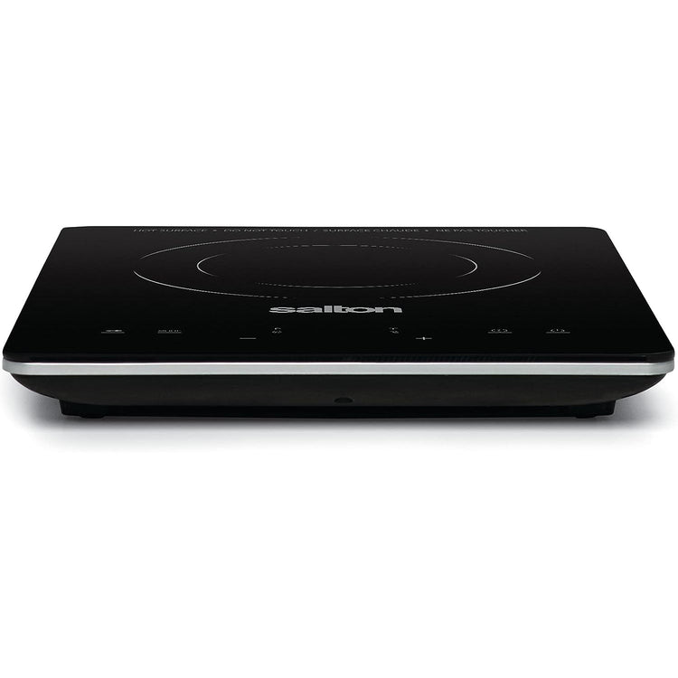 Salton - Plaque de Cuisson à Induction Portable avec Écran LED, Cool Touch et 8 Réglages de Température, Noir - Simple Boutique