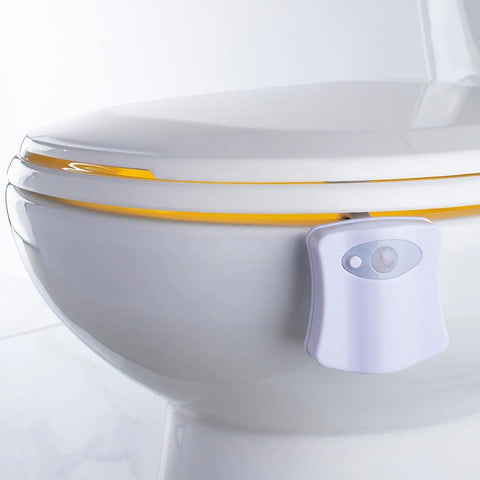 Sharper Image - Lampe LED pour Toilette avec Détecteur de Mouvement, 8 Couleurs d'éclairage