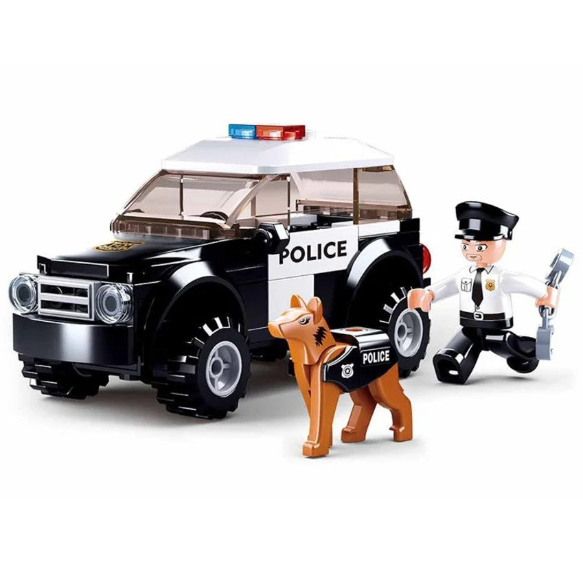 Sluban - Ensemble de Blocs de Construction Brigade Canine avec 1 Figurine, 78 Pièces - Simple Boutique