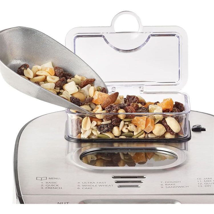 Stafrit - Machine à Pain, 13 Options de Cuissons, 1.5 ou 2 Livre, 550 Watts, Acier Inoxydable - Simple Boutique