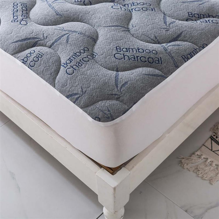 StarNight - Protège-Matelas Rembourré Bambou Charbon, Imperméable (4 Grandeurs Disponibles) - Simple Boutique