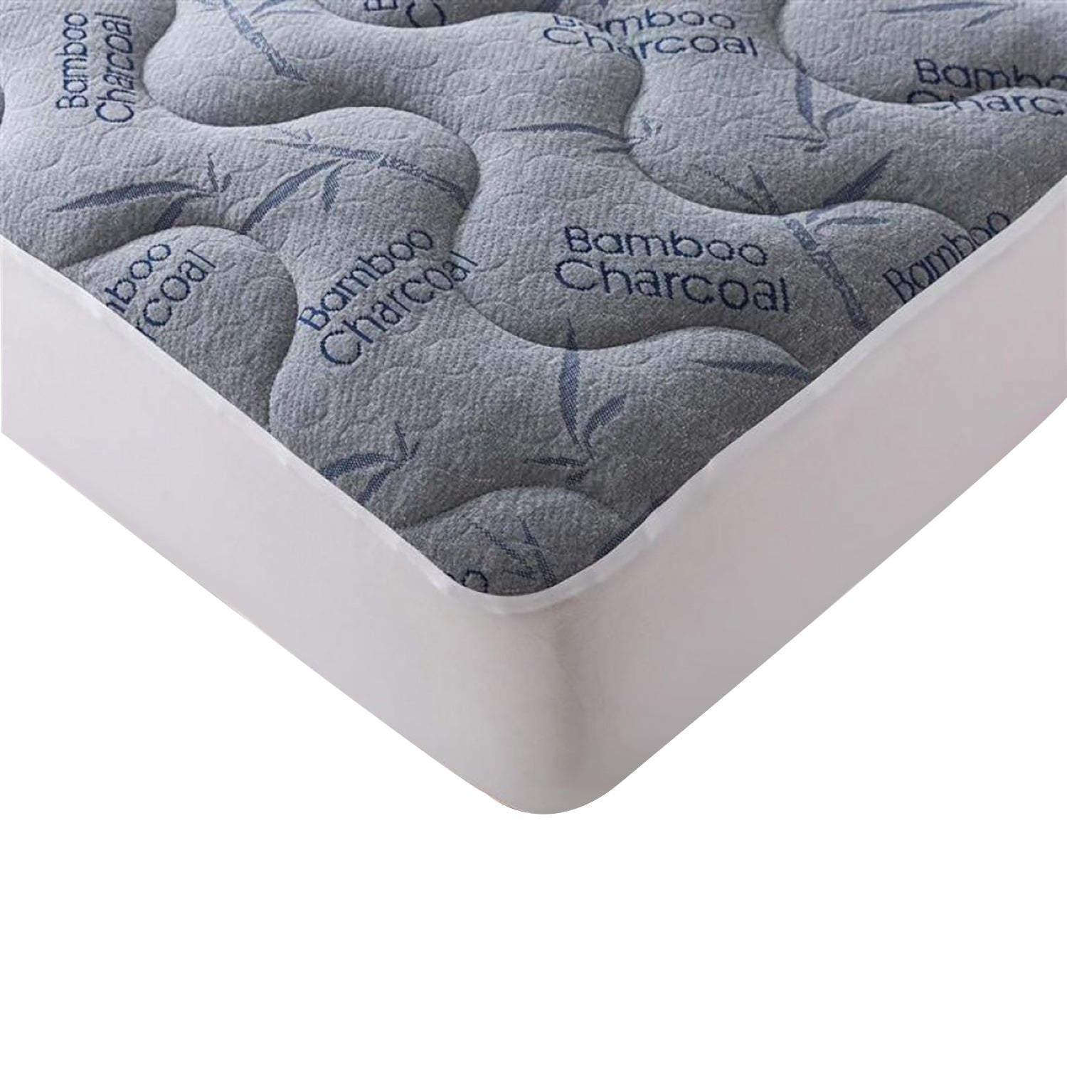 StarNight - Protège-Matelas Rembourré Bambou Charbon, Imperméable (4 Grandeurs Disponibles) - Simple Boutique