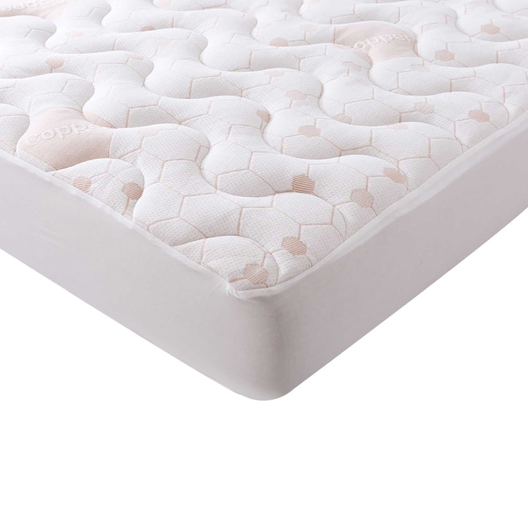 StarNight - Protège-Matelas Rembourré en Cuivre, Imperméable (2 Grandeurs Disponibles) - Simple Boutique