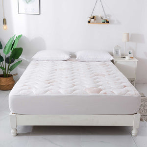 StarNight - Protège-Matelas Rembourré en Cuivre, Imperméable - King - Simple Boutique
