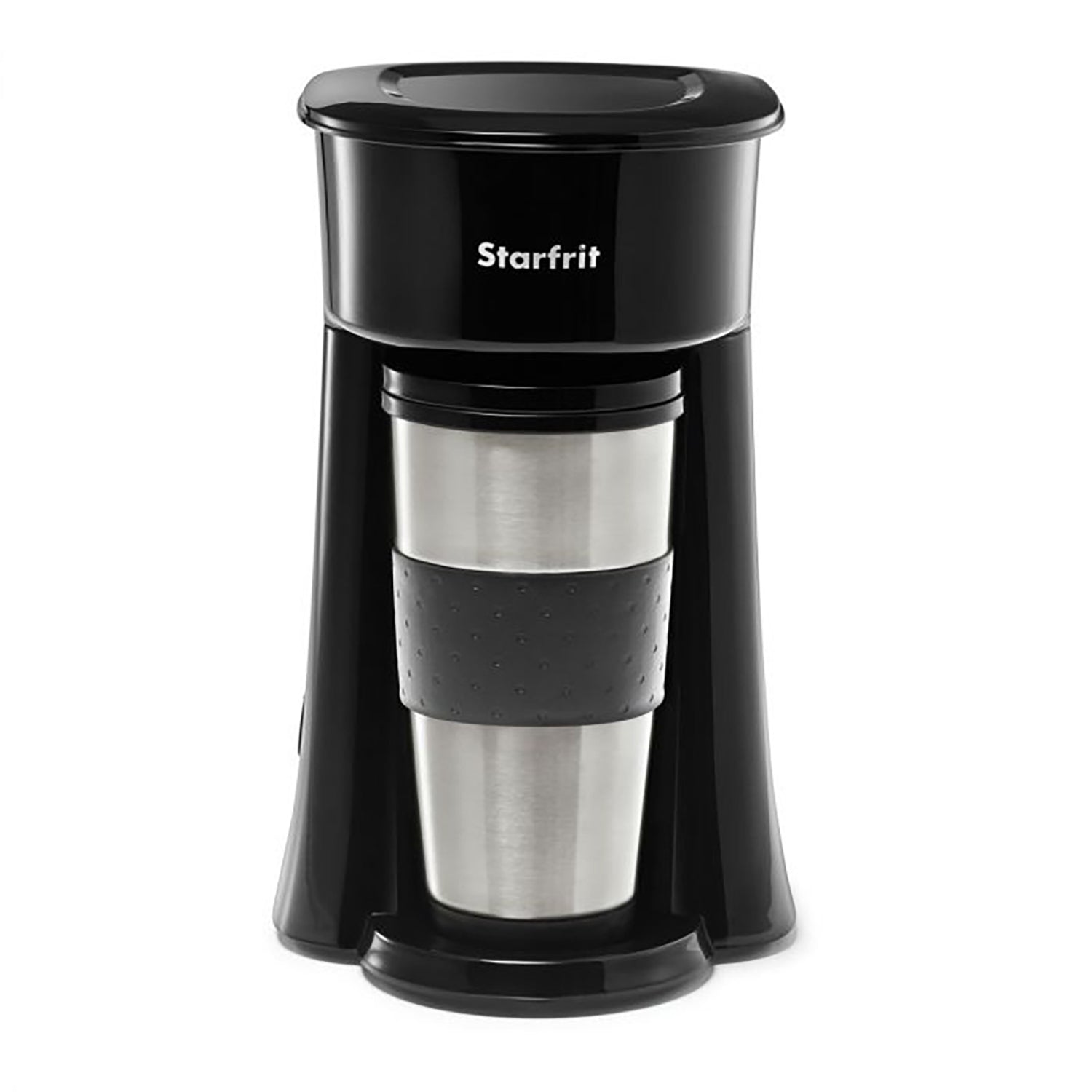 Starfrit - Cafetière à Portion Individuelle, Base antidérapante, Compact, Noir - Simple Boutique