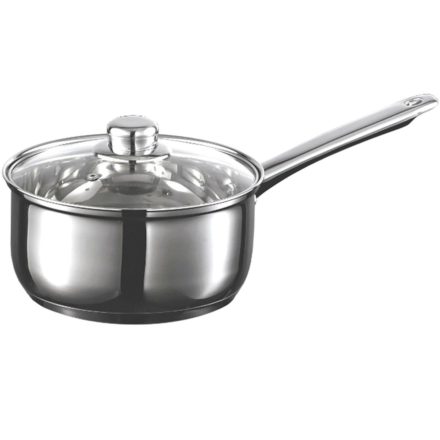 Starfrit - Casserole Everyday Basix avec Couvercle en Verre, Capacité de 3,2 Litres, Acier Inoxydable - Simple Boutique