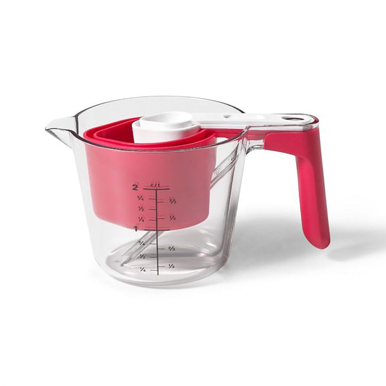 Starfrit - Ensemble de 5 Tasses à Mesurer Emboitable, Vont au Lave-Vaisselle et au Micro-Ondes - Simple Boutique