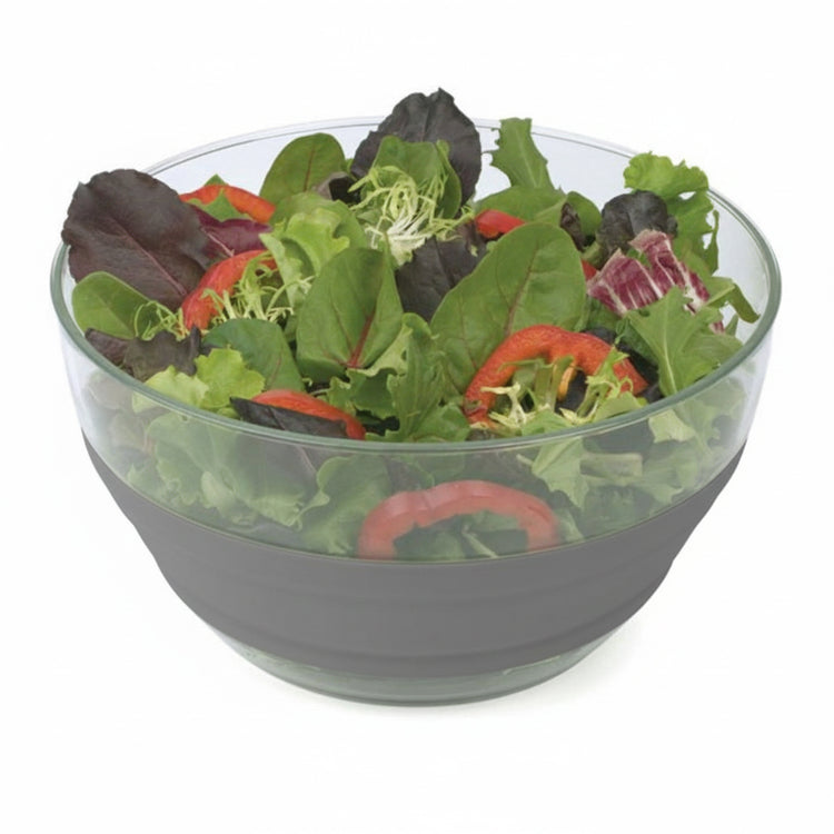 Starfrit - Essoreuse à Salade Repliable, Capacité de 3 Litres, Lavable au Lave-Vaiselle, Gris - Simple Boutique
