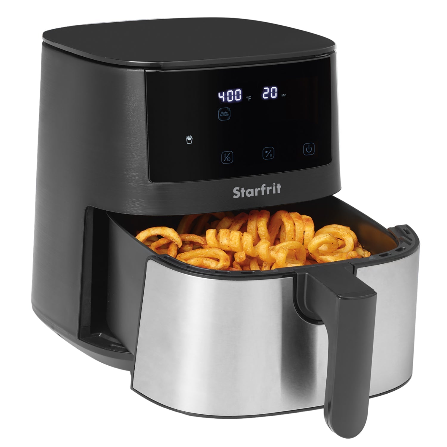 Starfrit - Friteuse à Air à Contrôle Numérique, Capacité de 4.2 Litres, 1400 Watts, Acier Inoxydable - Simple Boutique