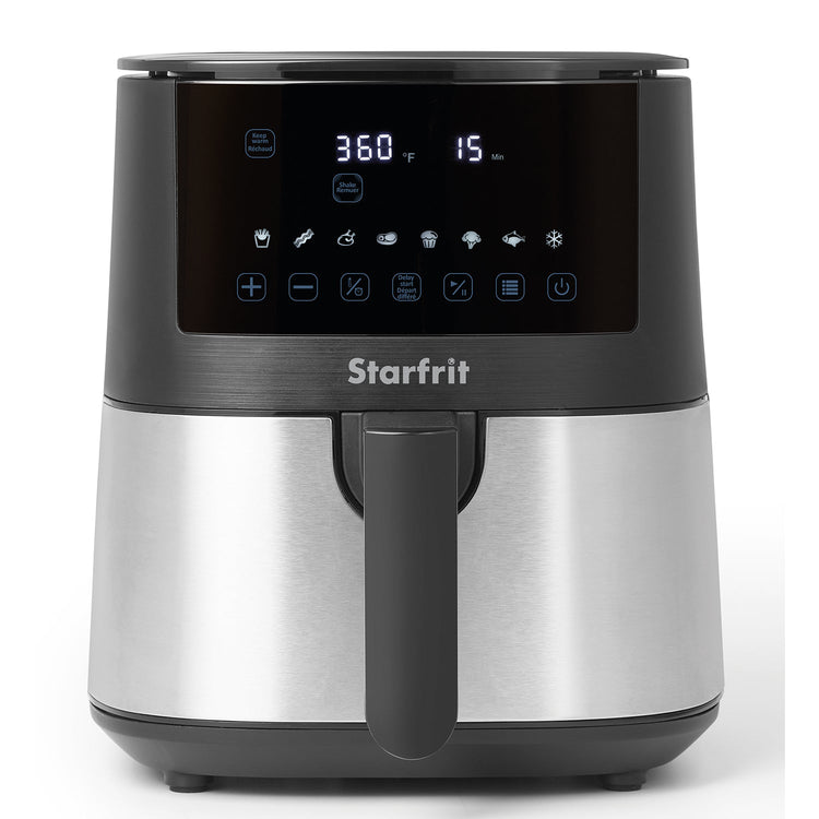 Starfrit - Friteuse à Air à Contrôle Numérique, Capacité de 4.2 Litres, 1400 Watts, Acier Inoxydable - Simple Boutique